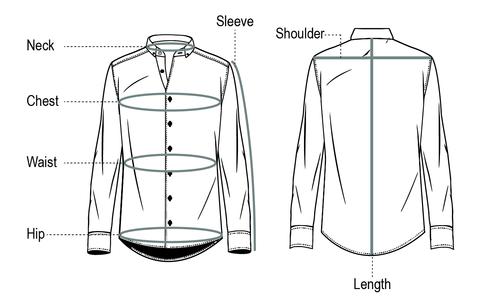 Dress Shirt Measurement Guidelines